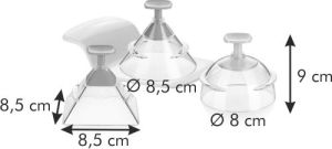 Tescoma 3D Foremki do formowania potraw PRESTO FoodStyle, 3 wzory (422230,00) 7