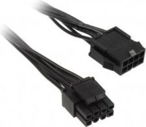 4+4-Pin, EPS/P4/P8, 30cm, Czarny (ZUAD-770) 1