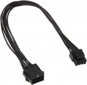 4+4-Pin, EPS/P4/P8, 30cm, Czarny (ZUAD-770) 2