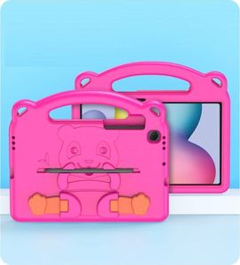Etui na tablet Dux Ducis Etui APPLE IPAD AIR 4 / IPAD PRO 11 ( 2018 / 2020 / 2021 ) Dux Ducis Panda Pancerne Silikonowe dla dzieci +Podstawka żółte 15