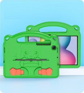 Etui na tablet Dux Ducis Etui APPLE IPAD AIR 4 / IPAD PRO 11 ( 2018 / 2020 / 2021 ) Dux Ducis Panda Pancerne Silikonowe dla dzieci +Podstawka żółte 19