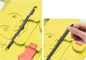 Etui na tablet Dux Ducis Etui APPLE IPAD AIR 4 / IPAD PRO 11 ( 2018 / 2020 / 2021 ) Dux Ducis Panda Pancerne Silikonowe dla dzieci +Podstawka żółte 4