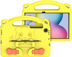 Etui na tablet Dux Ducis Etui APPLE IPAD AIR 4 / IPAD PRO 11 ( 2018 / 2020 / 2021 ) Dux Ducis Panda Pancerne Silikonowe dla dzieci +Podstawka żółte 5