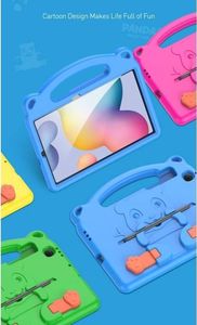 Etui na tablet Dux Ducis Etui APPLE IPAD AIR 4 / IPAD PRO 11 ( 2018 / 2020 / 2021 ) Dux Ducis Panda Pancerne Silikonowe dla dzieci +Podstawka żółte 9