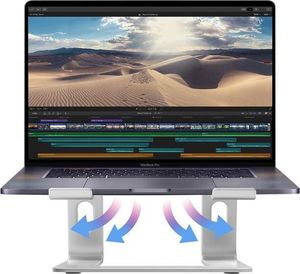 Crong Podstawa pod laptopa  CRG-ALUBN-SLV 3