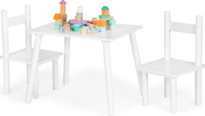 Ecotoys Stół stolik +2 krzesła meble dla dzieci komplet 2