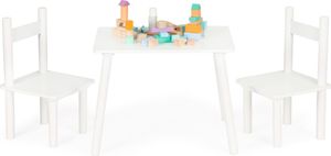 Ecotoys Stół stolik +2 krzesła meble dla dzieci komplet 3