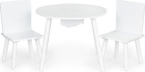 Ecotoys Stół stolik +2 krzesła meble dla dzieci komplet Ecotoys 3