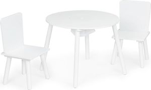 Ecotoys Stół stolik +2 krzesła meble dla dzieci komplet Ecotoys 4