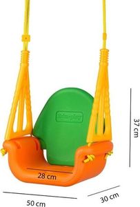 Huśtawka Ecotoys Huśtawka dziecięca ogrodowa domowa dla dzieci 3w1 5