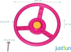 Just Fun Kierownica ECO RÓŻOWA 8