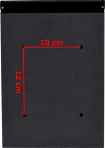 Skrzynka na listy ODVIN - czarna 14