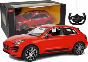 Lean Sport Import LEANToys Auto R/C Porsche Macan Turbo Rastar 1:14 Czerwone na pilota 1