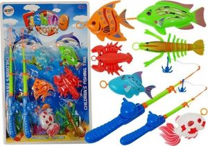 Lean Sport Import LEANToys Gra Zestaw do Łowienia Rybek Łowienie Wędki 1