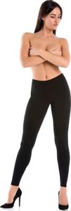 Teyli Legginsy damskie bawełniane Classico czarne Czarny 3XL 3