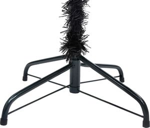 vidaXL Choinka sztuczna na stojaku Czarna 5