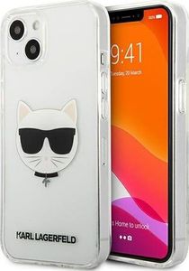 Karl Lagerfeld Karl Lagerfeld KLHCP13SCTR iPhone 13 mini 5,4" hardcase transparent Choupette Head 1