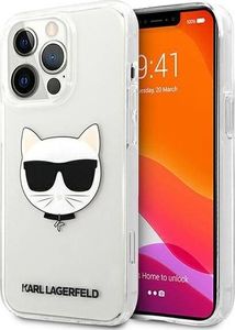 Karl Lagerfeld Karl Lagerfeld KLHCP13XCTR iPhone 13 Pro Max 6,7" hardcase transparent Choupette Head 1