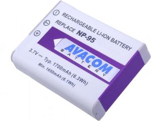 Akumulator Avacom Fujifilm NP-95, Ricoh DB-90 Li-Ion 3.7V, 1700mAh, 6.3Wh, ver 2010 (DIFU-NP95-351) 1