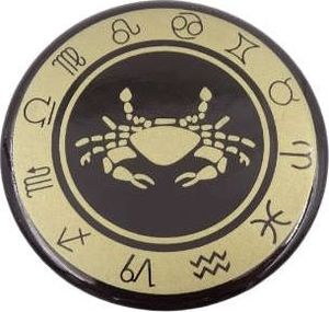 Giftdeco Rak - znak zodiaku - magnes. Śr. 6cm; metal emaliowany 1