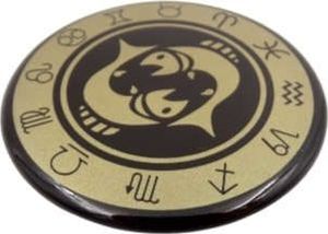 Giftdeco Ryby - znak zodiaku - magnes. Śr. 6cm; metal emaliowany 3