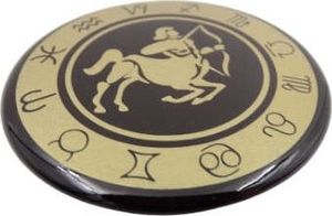 Giftdeco Strzelec - znak zodiaku - magnes. Śr. 6cm; metal emaliowany 3