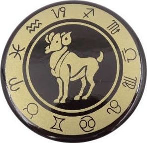 Giftdeco Baran - znak zodiaku - magnes; metal emaliowany 1