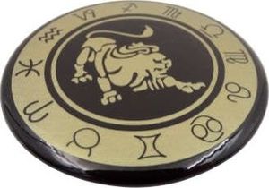 Giftdeco Lew - znak zodiaku - magnes; metal emaliowany 2