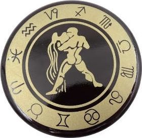Giftdeco Wodnik - znak zodiaku - magnes; metal emaliowany 1