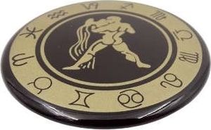 Giftdeco Wodnik - znak zodiaku - magnes; metal emaliowany 3