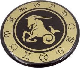 Giftdeco Koziorożec - znak zodiaku - magnes. Śr. 6cm; metal emaliowany 2