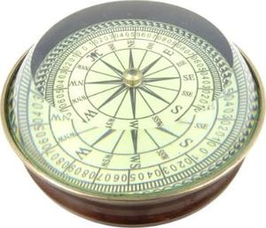 Giftdeco Mosiężny kompas soczewkowy 1