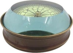 Giftdeco Mosiężny kompas soczewkowy 4