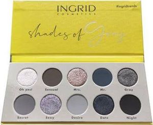 Ingrid Shades of Gray paleta cieni do powiek 15 g 1