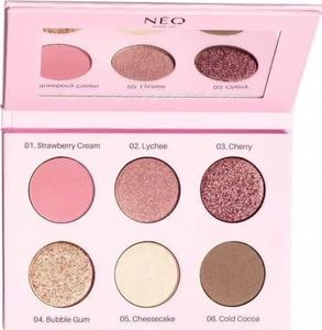 Neo Make Up NEO MAKE UP Eyeshadow Palette paleta cieni prasowanych Rose 9g 1