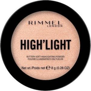 Rimmel  Rimmel High'light Buttery-Soft Highlighting Powder rozświetlacz do twarzy 002 Candlelit 8g 1