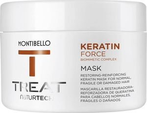 Montibello MONTIBELLO Treat Naturtech Keratin Force Mask wzmacniająca maska do włosów z keratyną 200ml 1