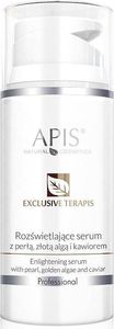 APIS Exclusive Terapis rozświetlające serum z perłą złotą algą i kawiorem 100ml 1