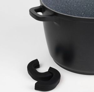 Karl Hausmann Garnek 6L granitowy z powłoką greblon + uchwyty 3