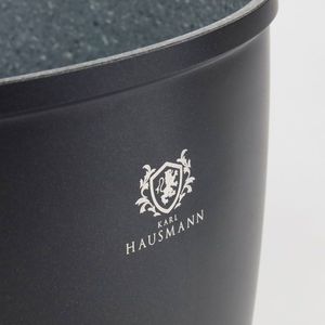 Karl Hausmann Garnek 6L granitowy z powłoką greblon + uchwyty 4