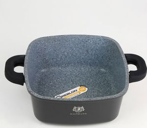 Karl Hausmann Garnek 2,3L granitowy z powłoką greblon + uchwyty 5