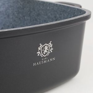 Karl Hausmann Garnek 4,4L granitowy z powłoką greblon + uchwyty 4