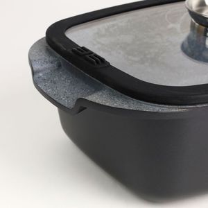 Karl Hausmann Brytfanna granitowa 5,5L z powłoką greblon silikon 3