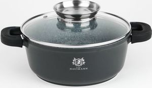 Karl Hausmann Garnek 2,3L granitowy z powłoką greblon + uchwyty 4