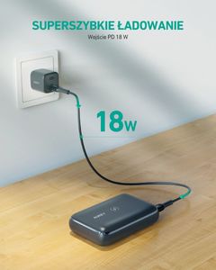 Powerbank Aukey PB-WL01S Basix Pro Mini 10000mAh Czarny 5