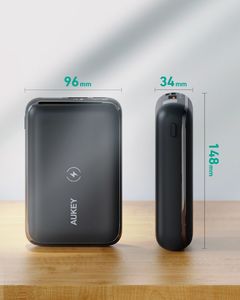 Powerbank Aukey PB-WL01S Basix Pro Mini 10000mAh Czarny 8