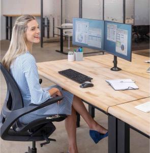 Fellowes Uchwyt biurkowy na 2 monitory do 27" Reflex (8502601) 5