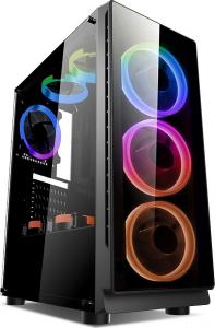 Komputer Vist RGB VR6, Ryzen 5 1600AF, 16 GB, Radeon RX 6600, 512 GB M.2 PCIe Windows 10 Pro 1