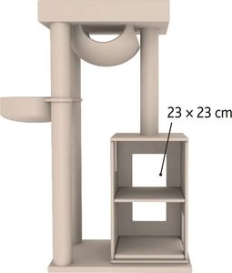 Trixie Drapak Amadeus XXL, 163 cm, szary 3