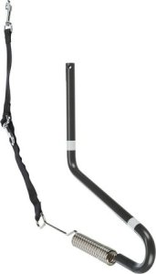 Trixie Smycz rowerowa dla psa, zestaw w kształcie U, czarny 4